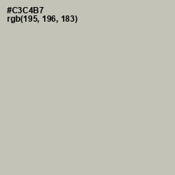 #C3C4B7 - Ash Color Image