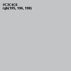 #C3C4C6 - Silver Color Image