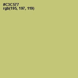 #C3C577 - Tacha Color Image