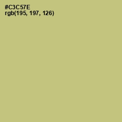 #C3C57E - Chenin Color Image