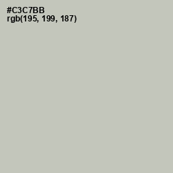 #C3C7BB - Mist Gray Color Image