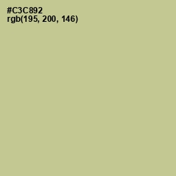 #C3C892 - Pine Glade Color Image