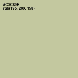 #C3C89E - Pine Glade Color Image