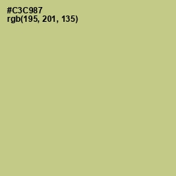 #C3C987 - Pine Glade Color Image