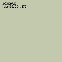 #C3C9AC - Thistle Green Color Image