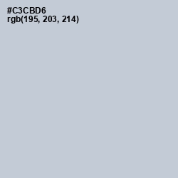 #C3CBD6 - Ghost Color Image