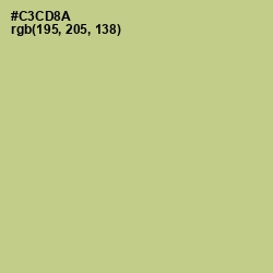 #C3CD8A - Pine Glade Color Image