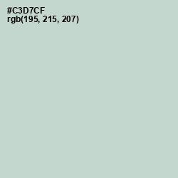#C3D7CF - Sea Mist Color Image