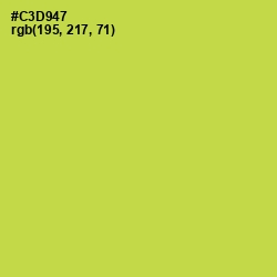 #C3D947 - Wattle Color Image