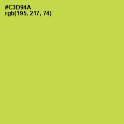 #C3D94A - Wattle Color Image