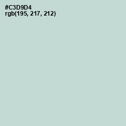 #C3D9D4 - Conch Color Image