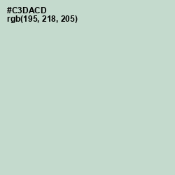 #C3DACD - Sea Mist Color Image