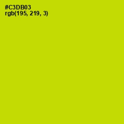 #C3DB03 - Bird Flower Color Image