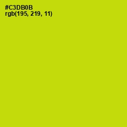 #C3DB0B - Bird Flower Color Image