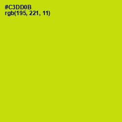 #C3DD0B - Bird Flower Color Image