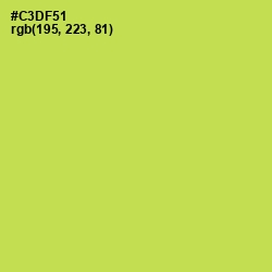 #C3DF51 - Wattle Color Image