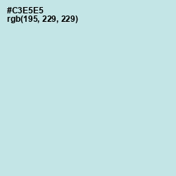 #C3E5E5 - Jagged Ice Color Image