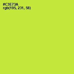 #C3E73A - Pear Color Image