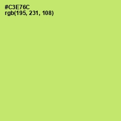 #C3E76C - Yellow Green Color Image