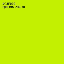 #C3F000 - Electric Lime Color Image