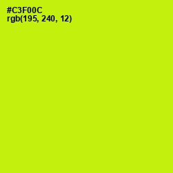 #C3F00C - Electric Lime Color Image