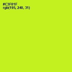#C3F01F - Las Palmas Color Image