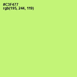 #C3F477 - Sulu Color Image