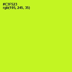 #C3F523 - Pear Color Image