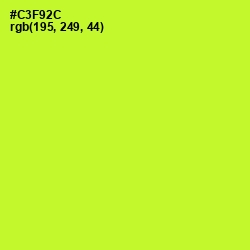 #C3F92C - Pear Color Image