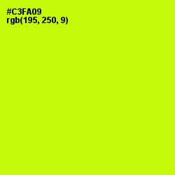 #C3FA09 - Electric Lime Color Image