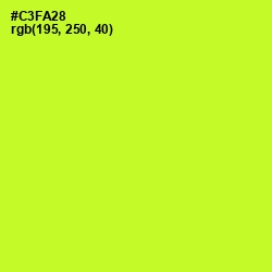 #C3FA28 - Pear Color Image