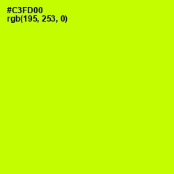 #C3FD00 - Electric Lime Color Image