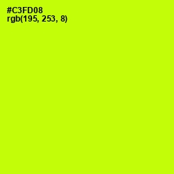 #C3FD08 - Electric Lime Color Image