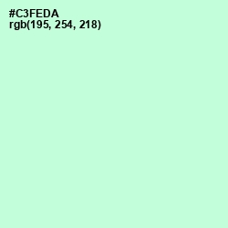 #C3FEDA - Blue Romance Color Image