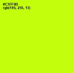 #C3FF0D - Electric Lime Color Image