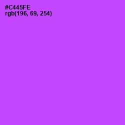 #C445FE - Heliotrope Color Image