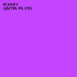 #C445FF - Heliotrope Color Image