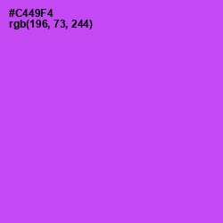 #C449F4 - Heliotrope Color Image