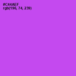 #C44AEF - Fuchsia Pink Color Image