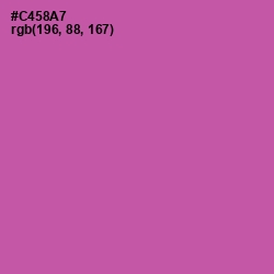 #C458A7 - Hopbush Color Image