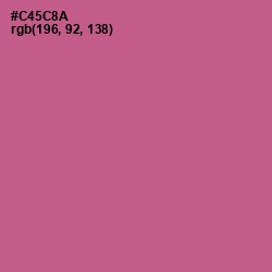 #C45C8A - Mulberry Color Image