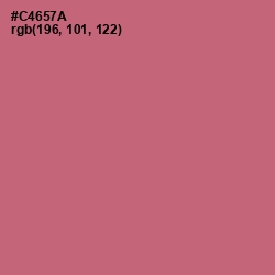 #C4657A - Contessa Color Image