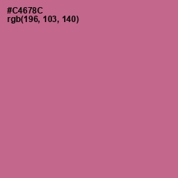 #C4678C - Charm Color Image