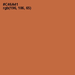 #C46A41 - Red Damask Color Image