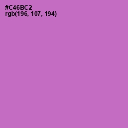 #C46BC2 - Orchid Color Image