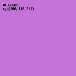 #C474D9 - Orchid Color Image