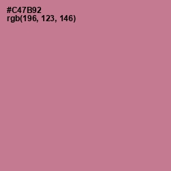 #C47B92 - Charm Color Image