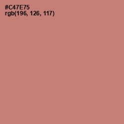 #C47E75 - Contessa Color Image