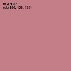 #C47E87 - Charm Color Image