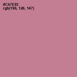 #C47E93 - Charm Color Image